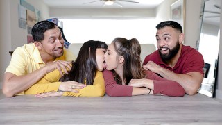 🔥❤️DaughterSwap - Besties Fuck Eachothers  stepdads