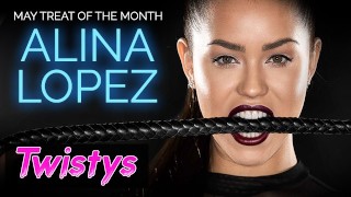 Twistys - Lesbians Alina Lopez and Abbie Maley make love by candle light